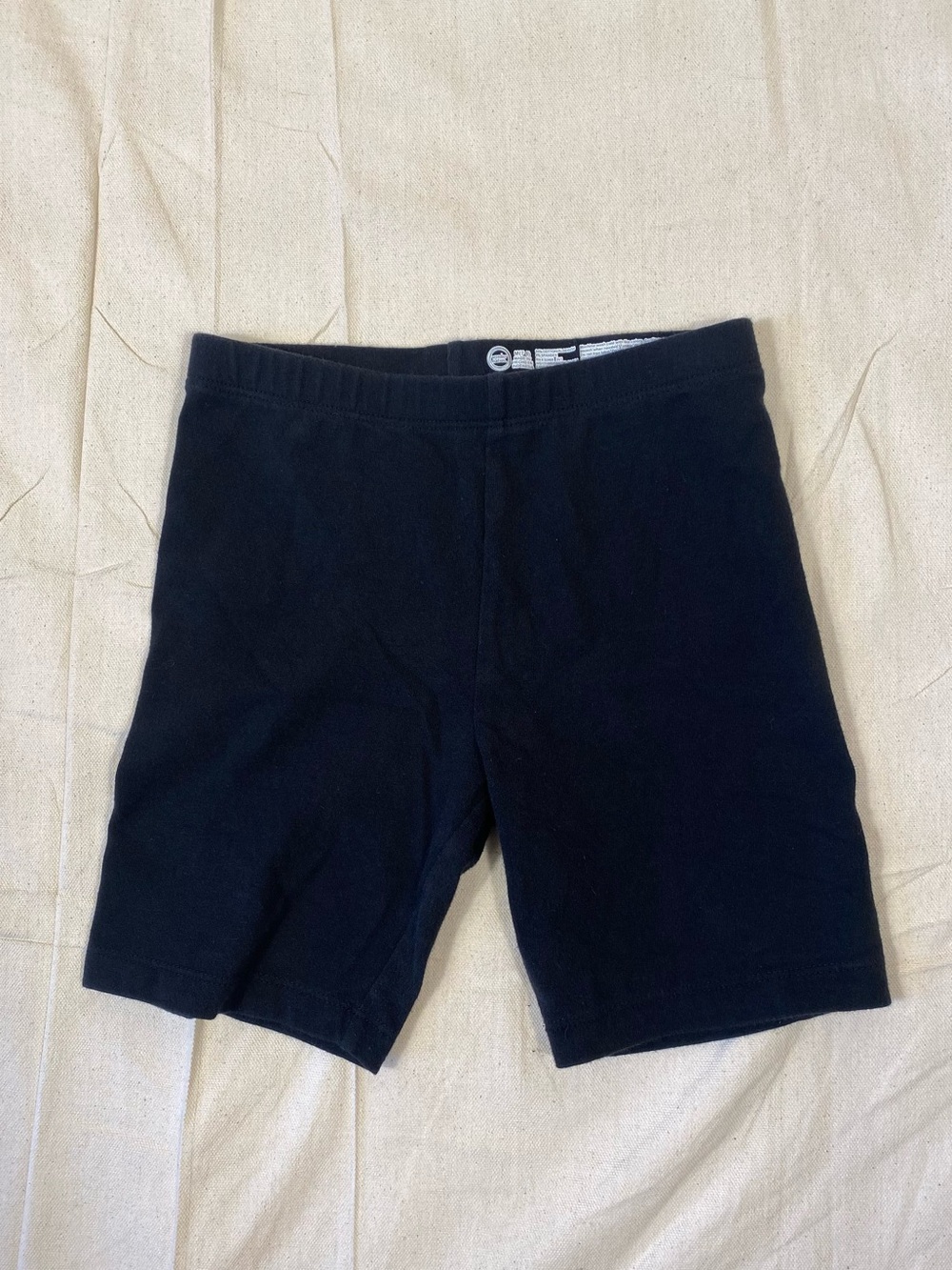 Girls Wonder Nation Black Biker Shorts